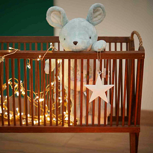 Мягкая развивающая игрушка Kaloo "Mouse", серия "Petites Chansons", голубая, 28 см